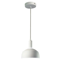 Oprawa zwieszana V-TAC E14 aluminium klosz biały VT-7100-WH 5 lat gwarancji | 3800157626156 LED EUROPE