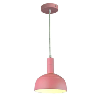 Oprawa zwieszana V-TAC E14 aluminium klosz różowy VT-7100-P 5 lat gwarancji | 3800157626187 LED EUROPE