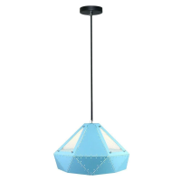 Oprawa zwieszana V-TAC pastel niebieski seria pryzmat 310x180mm VT-7310-B 5 lat gwarancji | 3800157630146 LED EUROPE
