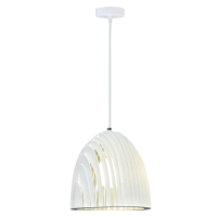 Oprawa zwieszana V-TAC seria pryzmat biała D250x270mm VT-7255-W 5 lat gwarancji | 3800157630207 LED EUROPE
