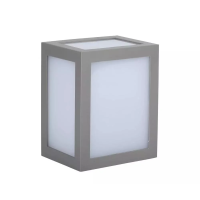 Oprawa ścienna V-TAC 12W LED IP65 szara VT-822 6400K 750lm | 3800157632508 LED EUROPE