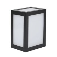 Oprawa ścienna V-TAC 12W LED IP65 czarna VT-822 4000K 750lm | 3800157632522 LED EUROPE