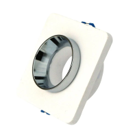 Oczko V-TAC gips beton GU10 kwadrat wpuszczane białe/chrom VT-862-CHW 5 lat gwarancji | 3800157634441 LED EUROPE