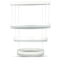 Oprawa zwieszana LED V-TAC 82W soft light chandelier ściemnianie biały VT-82-3 3000K 6500lm 3 lata g | 3800157638746 LED EUROPE