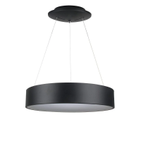 Oprawa zwieszana LED V-TAC 25W LED okrągła ściemnialna czarny 1725lm VT-25-1-B 3000K 1500lm 3 lata g | 3800157638784 LED EUROPE