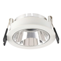 Oczko V-TAC GU10 wpuszczane białe/chrom okrągłe VT-872-WC 3 lata gwarancji | 3800157638999 LED EUROPE