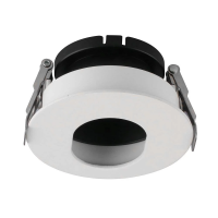 Oczko V-TAC GU10 asymetryczne wpuszczane białe/czarne okrągłe VT-874-WB 3 lata gwarancji | 3800157639040 LED EUROPE