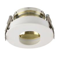 Oczko V-TAC GU10 asymetryczne wpuszczane białe/złoty okrągłe VT-874-WG 3 lata gwarancji | 3800157639057 LED EUROPE