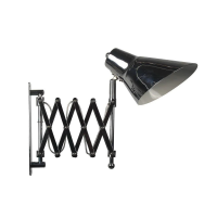 Lampa ścienna V-TAC rozciągana sprężyna czarny+chrom E27 VT-7702 5 lat gwarancji | 3800157648578 LED EUROPE