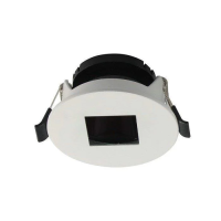 Oczko V-TAC GU10 okrągłe z kwadratem białe+czarne VT-883 3 lata gwarancji | 3800157652025 LED EUROPE