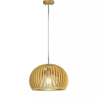 Oprawa zwieszana V-TAC E27 drewniana okrągła fi330 VT-3200 5 lat gwarancji | 3800157655149 LED EUROPE