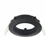 Oczko V-TAC GU10 okrągłe ruchome czarne VT-779-BL | 3800157656238 LED EUROPE