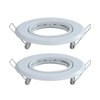 Oczko V-TAC GU10 okrągłe ruchome białe (opak. 2 szt) VT-817-RD-W | 3800157657914 LED EUROPE
