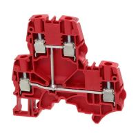 Złącze 2-piętrowe/1-potencjałowe z zac.śrubowymi 0,2-6mm2, Sz:6mm, czerwony | 1SNK506214R0000 TE Connectivity Solutions