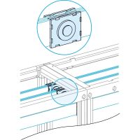 Łącznik szyn 50/60mm poziomych PrismaSet | LVS04640 Schneider Electric