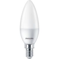 Lampa LED CorePro candle ND 5-40W 470lm E14 865 6500K B35 FR świeczka matowa | 929002969202 Philips