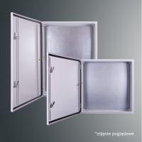 Obudowa n/t z płytą montaż PSH 808025 PROFIT 800x800x250;IP65; IK10; RAL7035,zamek herm.-D5 | PSH 808025 Kubiak