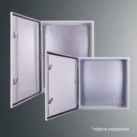 Obudowa n/t z płytą montaż PSH 10010030 PROFI 1000x1000x300;IP65; IK10; RAL7035,zamek herm.-D5 | PSH 10010030 Kubiak