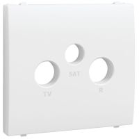 Element centralny do gniazda antenowego satelitarnego 21543, 21555 oraz 21565, biały mat, Apolo 5000 | 50775TBM Efapel