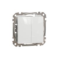 Przycisk podwójny, biały, Sedna Design & Elements | SDD111118 Schneider Electric