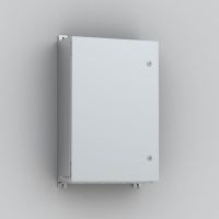 Szafa montaż ścienny Ex, 300x300x210, Zonex Ex e, nierdzewna 316L, IP66, 1 zamek, pionowe uchwyty | EXE303021SS61E Eldon