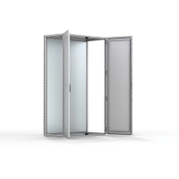 Obudowa stojąca modułowa metalowa 2000x800x800 IP55 z płytą montaż. drzwi podw.RAL7035 MCD20088R5 | MCD20088R5 Eldon
