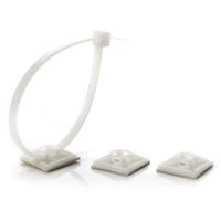 Uchwyt samoprzylepny 40x40mm HW-5AC, naturalny (opak 100szt) | HW-5AC Trytyt
