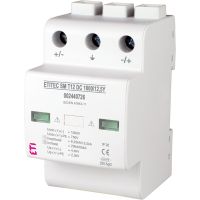 Ogranicznik przepięć DC, kombinowany , ETITEC SM T12 DC 1000/12,5 Y RC, typ T1+T2 (B+C) | 002440727 Eti