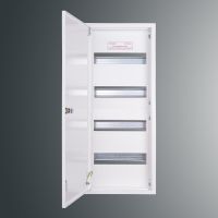 Rozdzielnica n/t modułowa RZ 16NN 4 x 12S 672x288x130;szyna TH35; IP30; RAL 9003 | RZ 16NN 4 x 12S Kubiak