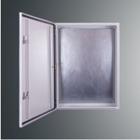 Obudowa n/t z płytą montaż PSH 806020 IP65 INOX 800x600x200; IK10; RAL7035,zamek herm.-D5 | PSH 806020 IP65 INOX Kubiak