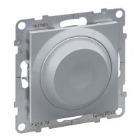 Ściemniacz obrotowy 240 V 50 Hz 5 75 W (10 lamp maks.), aluminium, Suno | 721379 Legrand