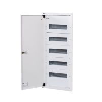 Rozdzielnica metalowa podtynkowa KP-DB-I-MF-512 dł. 375 szer.115 wys.849 kolor biały  | 35683 Kanlux