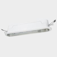 Oprawa awaryjna ARROW P LED IP40 3x1W (opt. Korytarz) 1h jednozadaniowa AT białA klosz transparentny | ARPC/3x1W/B/1/SE/AT/WT Awex
