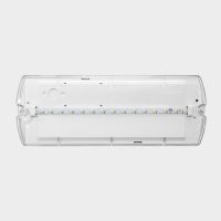 Oprawa HELIOS LED IP65 3x1W 8-14m 3h jednozadaniowa AT biała, klosz transparentny + grzałka HTR-25 | HWD/3x1W/B/3/SE/AT/TR+HTR-25 Awex