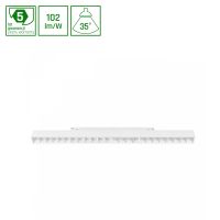 Oprawa LED GRID L na szynoprzewód 404x23x42mm 22W 35st biały 5 lat gw. DALI system SHIFT | WLD+40042_DALI Wojnarowscy