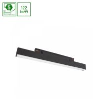 Oprawa LED LINE S na szynoprzewód 304x23x42mm 8W 100st czarny 5 lat gw. DALI system SHIFT | WLD+40008_DALI Wojnarowscy