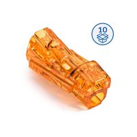 IDEALNA Szybkozłączka przelotowa SCS2 B10 pomarańczowy (woreczek = 10 szt.) | 88001108 Simet