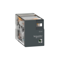 Miniaturowy przekaźnik wtykowy, Harmony, 5A, 2CO, bez diody LED, 120V AC | RXM2LB1F7 Schneider Electric