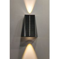 Oprawa solarna architektoniczna 2 x 1.5W 70lm 840 4000K IP54 3.7Vx1500mAh góra-dół | LGS520N BestService
