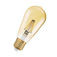 Lampa LED Vintage 1906 LED CLASSIC EDISON DIM 6.5W 824 Gold E27 | 4099854081514 Ledvance
