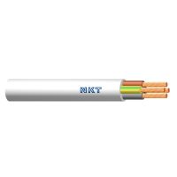 Przewód mieszkaniowy H03VV-F (OMY) 4x0,75 żo 300/300V biały KRĄŻEK