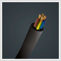 Przewód w izolacji gumowej H07RN-F (OnPD) 4x1,5 żo 450/750V BĘBEN | WCM3404E005DA0J-B Eltrim