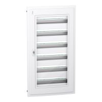 Rozdzielnica modułowa podtynkowa 6x24 IP40, IK09 drzwi przezroczyste, PrismaSeT XS PSXS-6-24-PT-P | LVSXP624 Schneider Electric