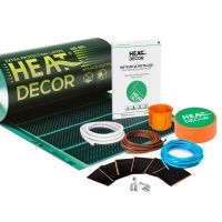 Zestaw folii grzewczej HD-EPL 80 W/m2, szer. 50 cm - BEZ TERMOSTATU - konektor BX - 6m2 | Z/EPL40/BT/BX/12 Heat Decor