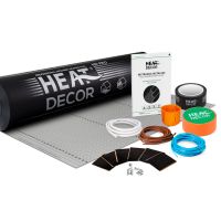 Zestaw folii grzewczej HD-PRO 140 W/m2, szer. 100 cm - BEZ TERMOSTATU - konektor typ BX - 6m2 | Z/PRO140/BT/BX/6 Heat Decor