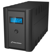 Zasilacz UPS POWERWALKER VI 1200 SHL FR LINE-INTERACTIVE 1200VA 2X 230V PL 2X IEC C13 USB-B LCD | VI 1200 SHL FR PowerWalker