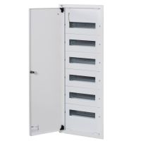 Rozdzielnica metalowa podtynkowa KP-DB-I-MF-612 dł. 375 szer.115 wys.982 kolor biały  | 35685 Kanlux