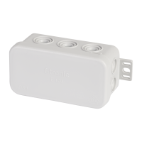 Puszka instalacyjna E126 n/t 44x85x40 rozgałęźna, IP54, szary