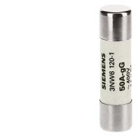 Wkładka bezpiecznika cylindrycznego, 14x51 mm, 50 A, gG, Un AC: 500 V, SENTRON | 3NW6120-1 Siemens