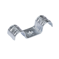 Uchwyt stalowy do kabli podwójny 12 mm ocynkowany - opakowanie kartonowe - 100 szt. RAWLPLUG | R-SC40-MCD-12 Rawlplug